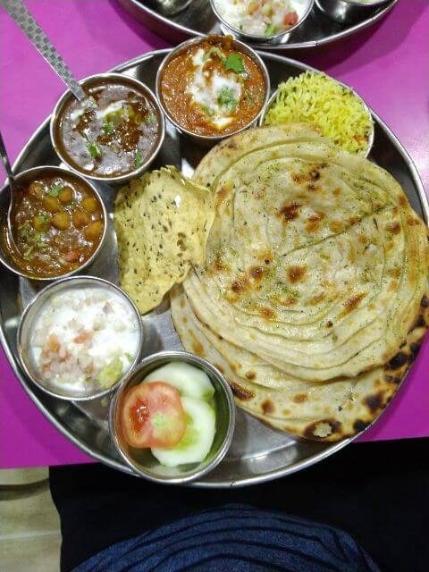 Paratha Thali, Brother's Amritsari Dhaba, Amritsar
